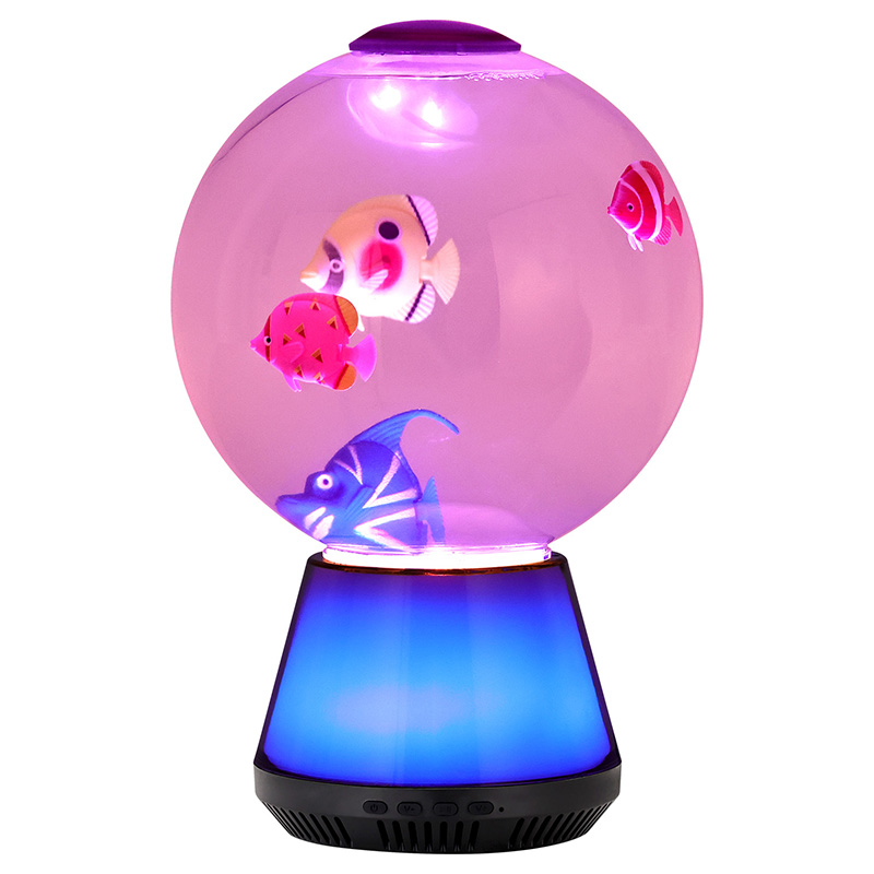 Fargeskiftende base og Bluetooth-musikkavspilling Jellyfish Lamp