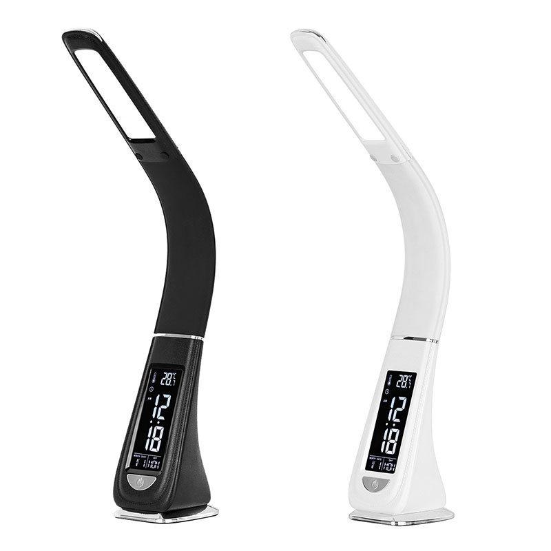 LED -skrivebordslampe med fjær