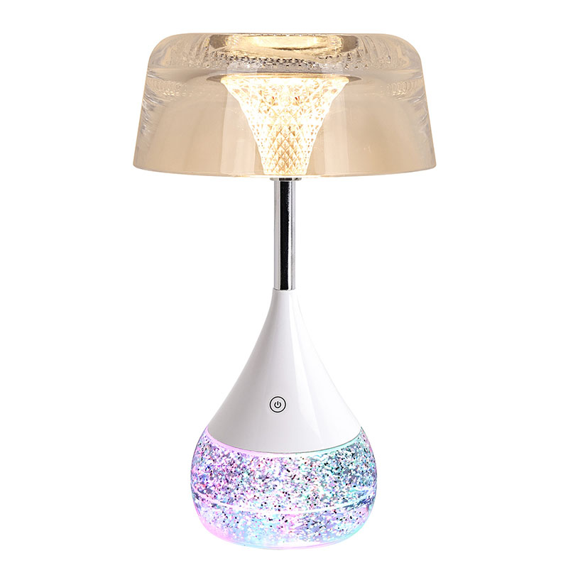 Luksus Cone arte skrivebordslampe med klart glass