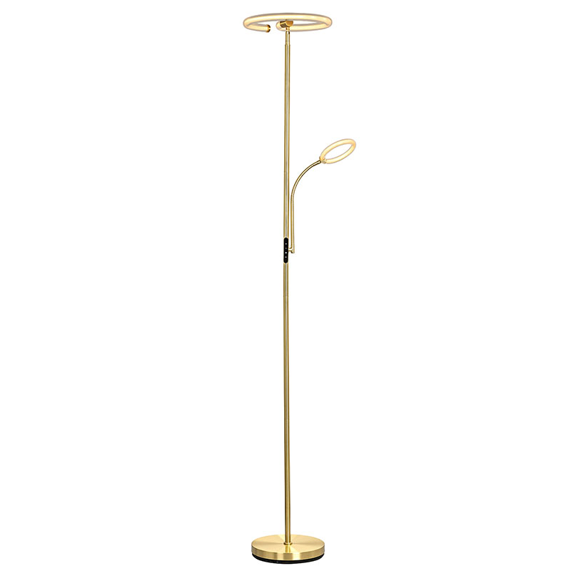 Luxury Gold led gulvlampe til stue