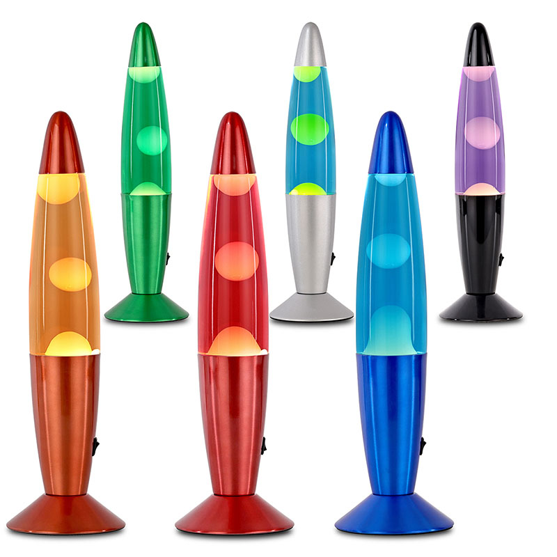 Metallic Glaze 13 tommers Led Litter Lava Lamp