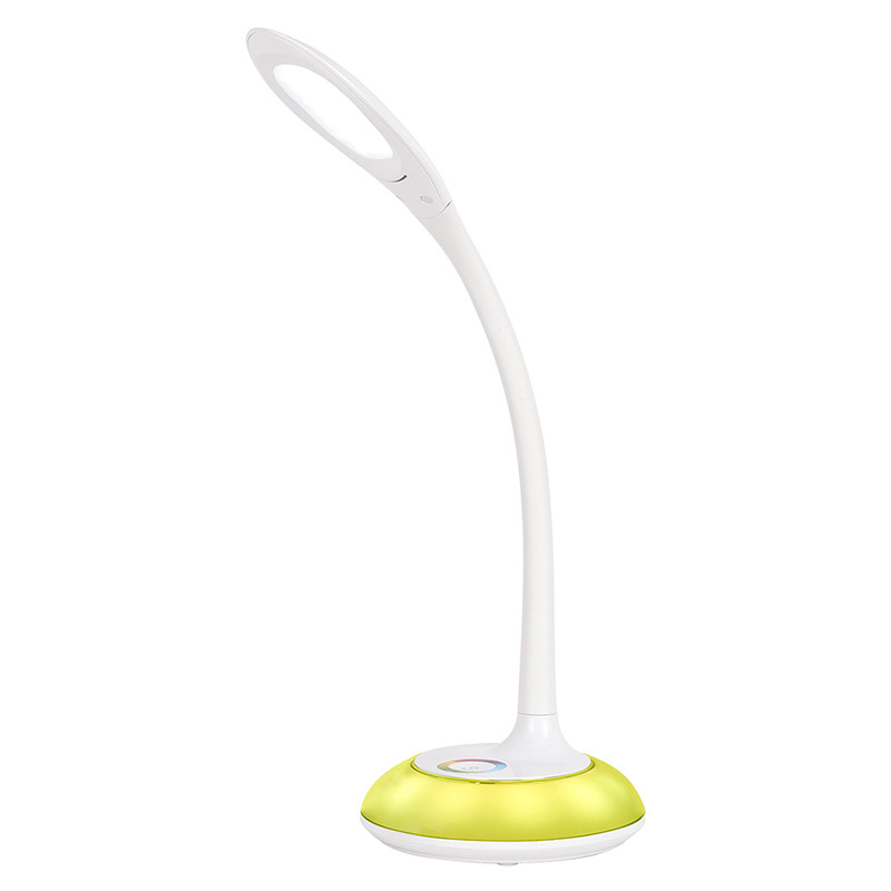 Moderne LED -skrivebordslampe med RGB -base