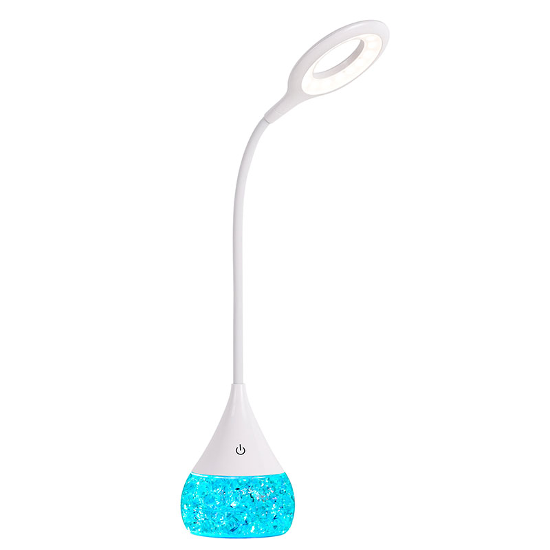 RGB ICE Liquid Base LED skrivebordslampe med justerbar skjerm